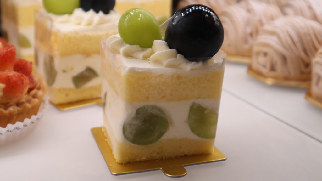 シャインマスカットのショートケーキのイメージ
