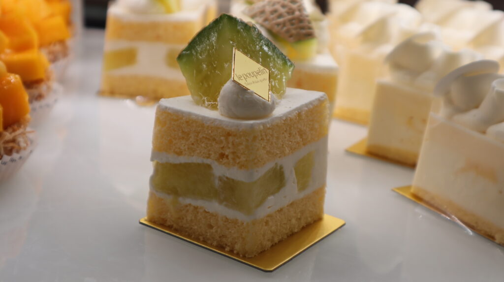 メロンのショートケーキが始まりましたのイメージ