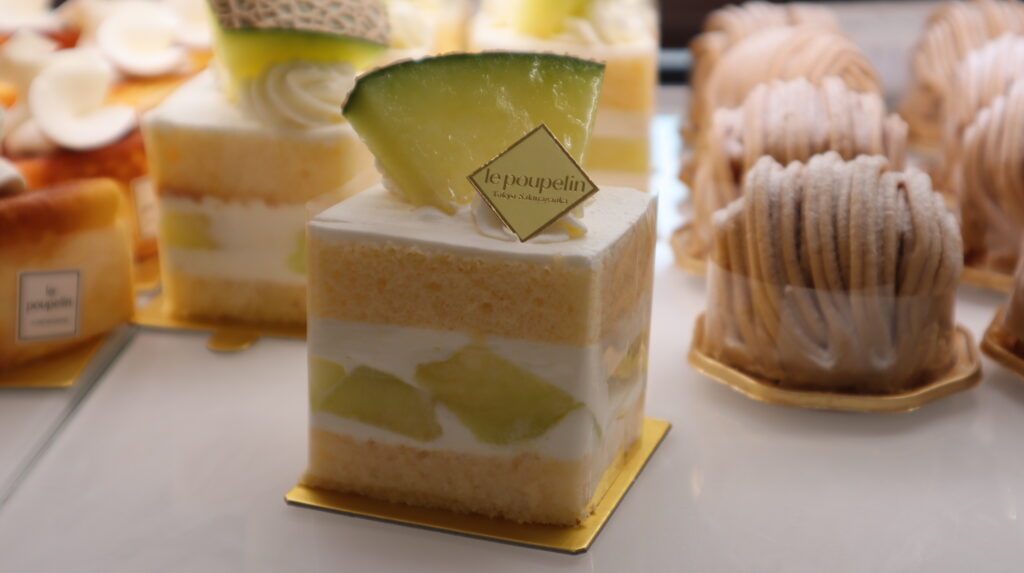 メロンのショートケーキのイメージ